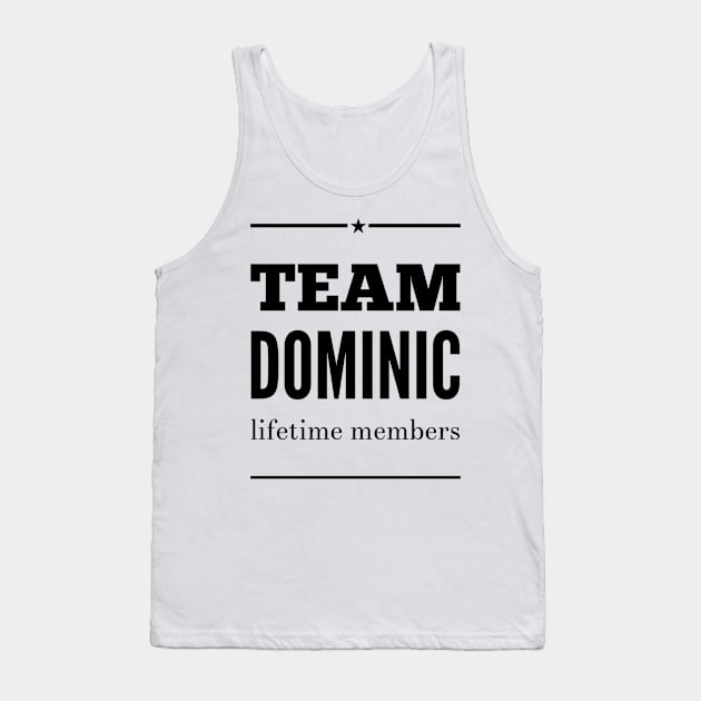 Dominic - Birthday Gift Tank Top by Meme My Shirt Shop